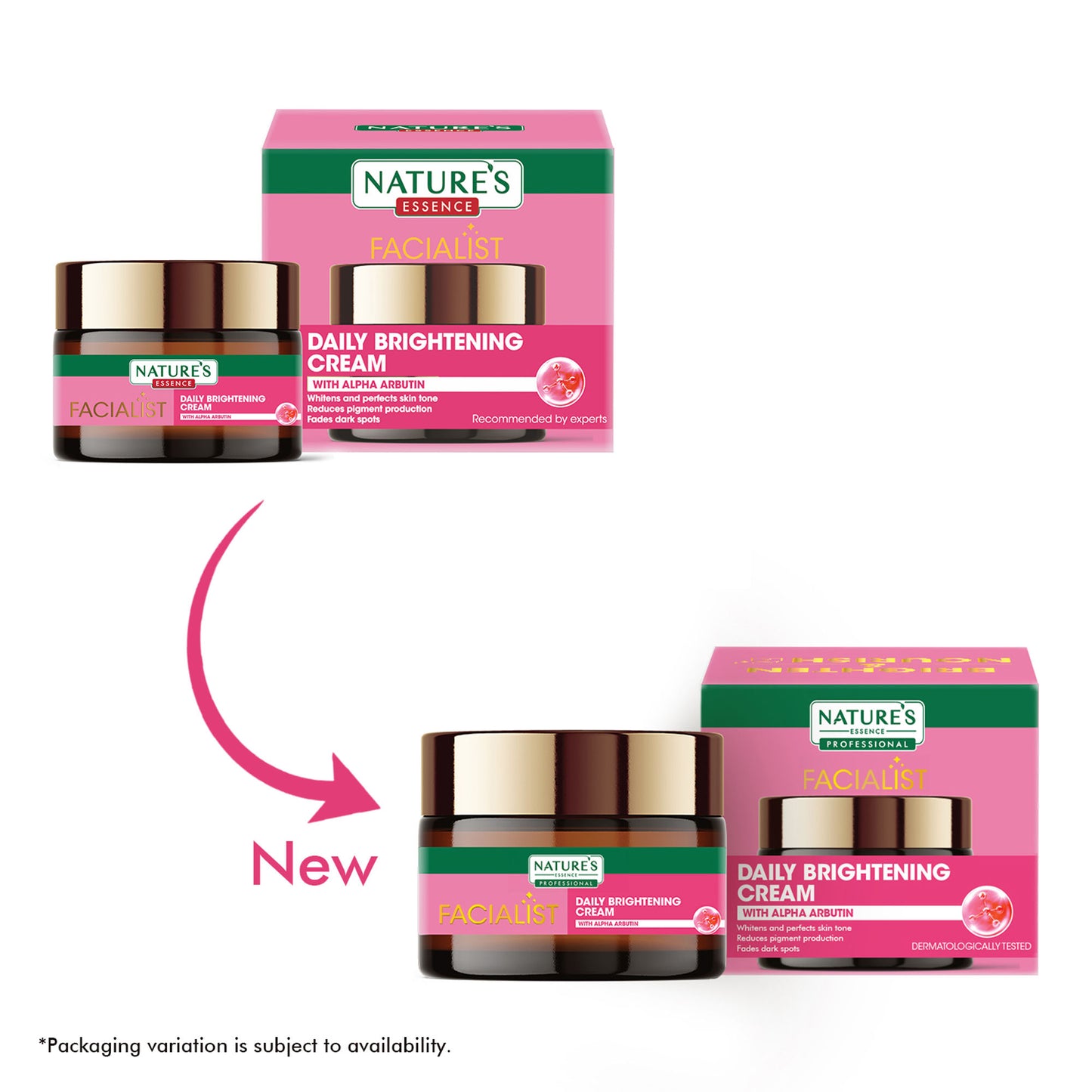 Nature's Essence Facialist Daily Brightening Cream with Alpha Arbutin