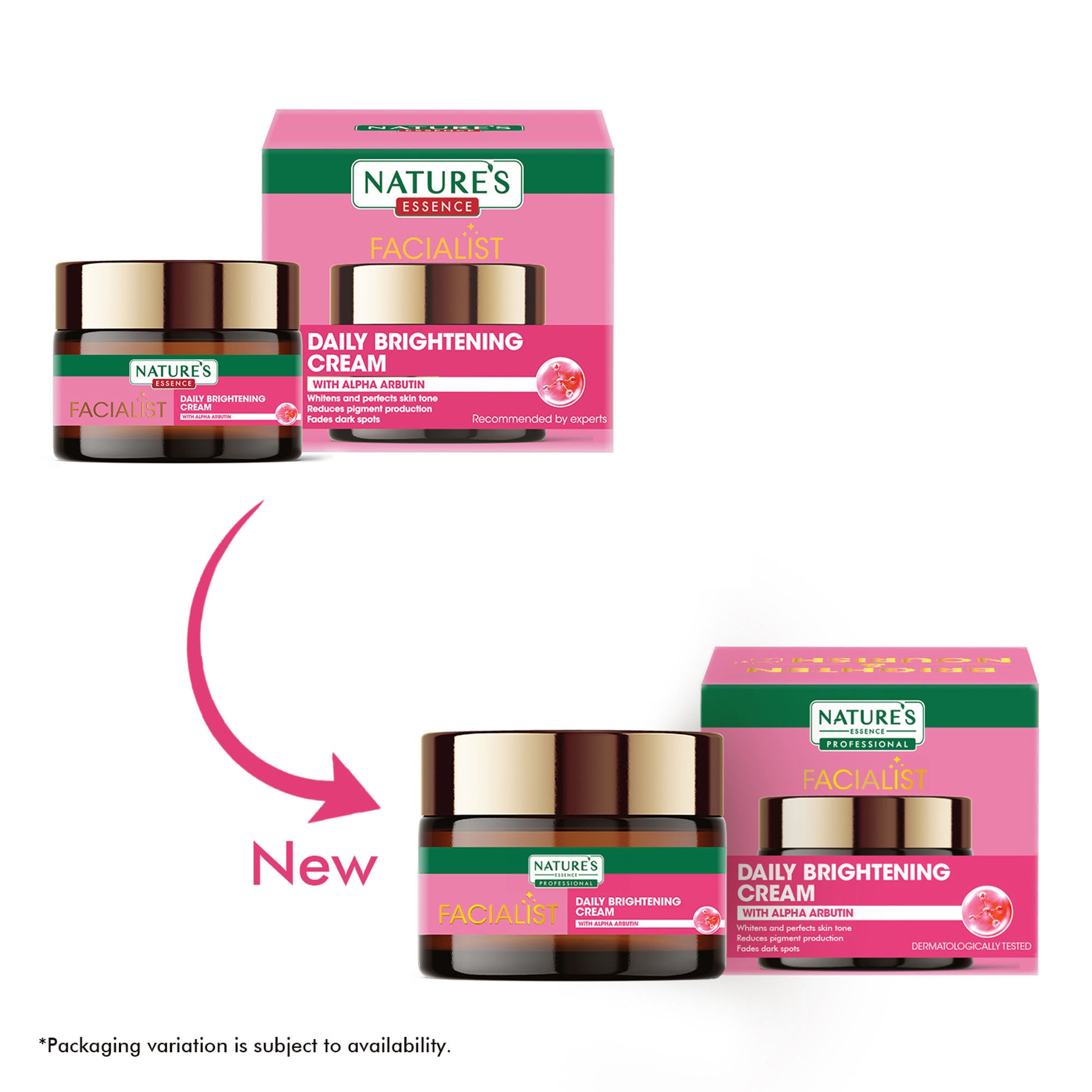 Nature's Essence Facialist Daily Brightening Cream with Alpha Arbutin