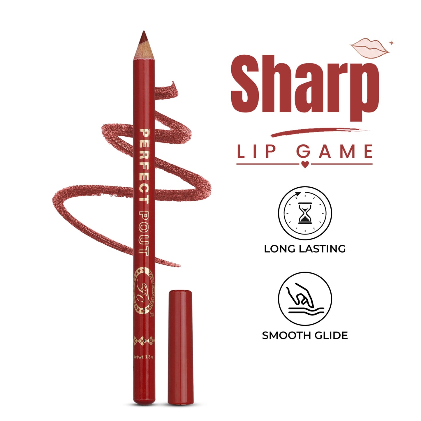 FASHION COLOUR Perfect Pout Matte Lipliner - Fruit Punch