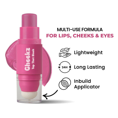 FASHION COLOUR Cheekz Tap Tint & Blush - Nude Pink