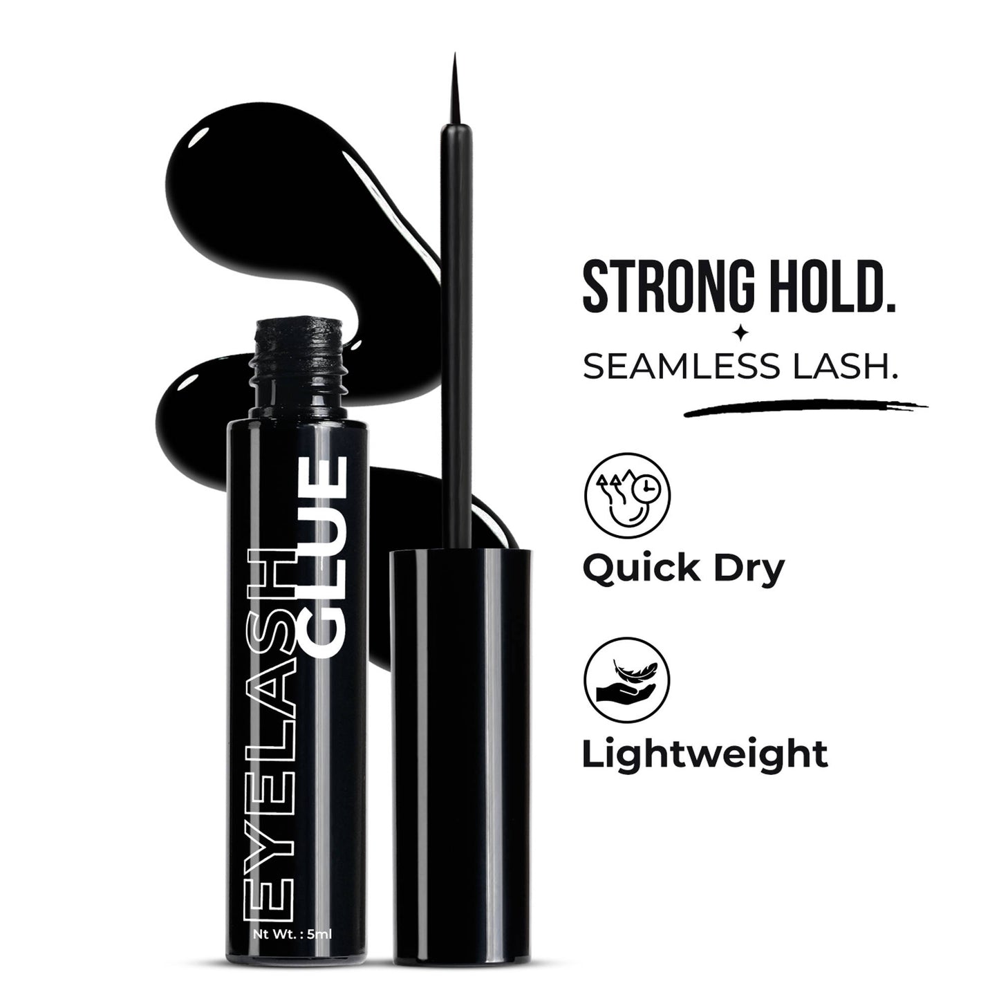 FASHION COLOUR Eyelash Glue - Black