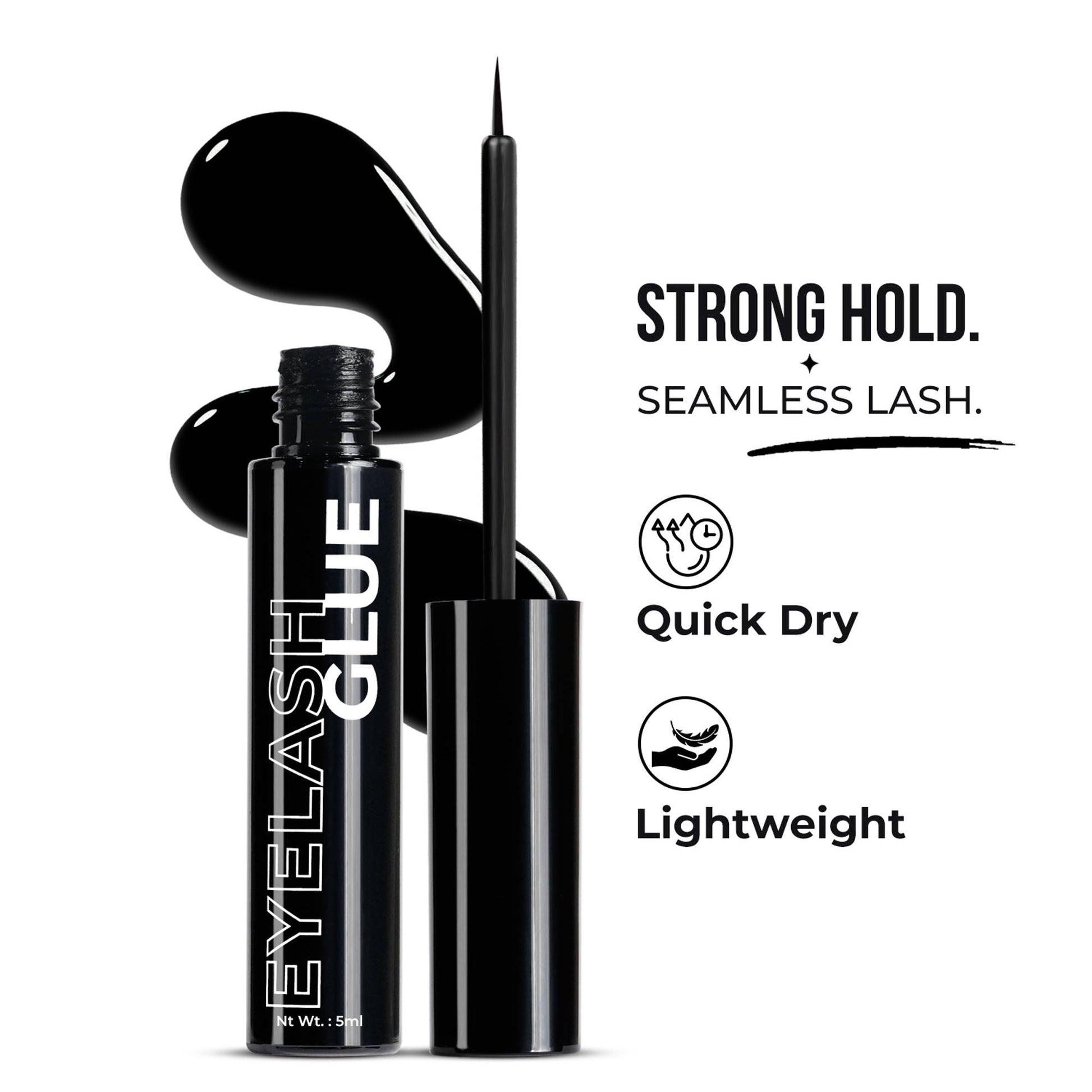 FASHION COLOUR Eyelash Glue - Black