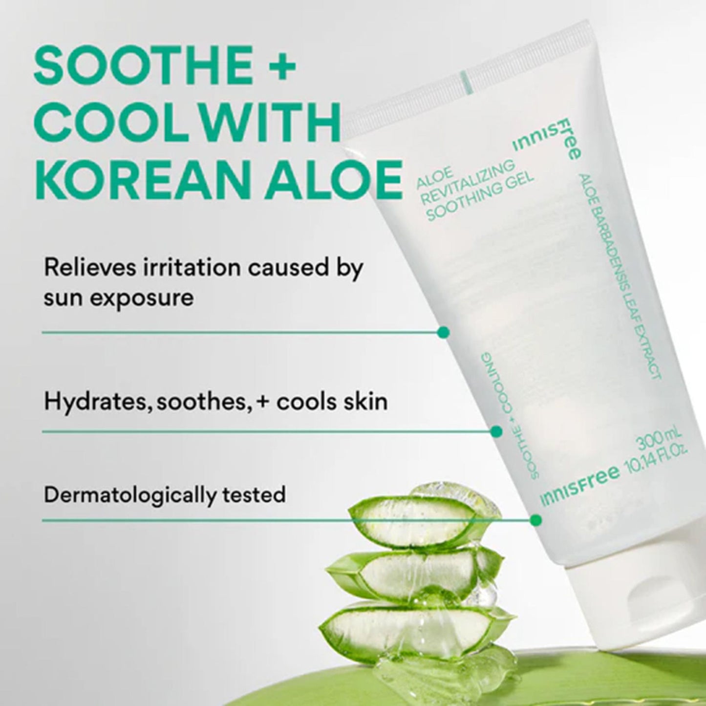 Innisfree Aloe Vera Revital Soothing Gel - Cooling & Refreshing Care