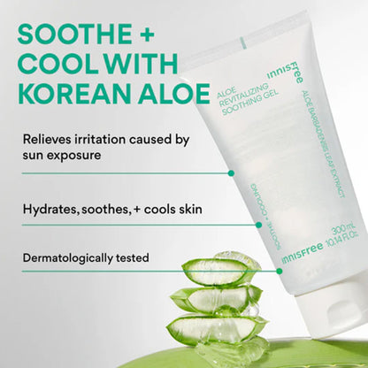 Innisfree Aloe Vera Revital Soothing Gel - Cooling & Refreshing Care