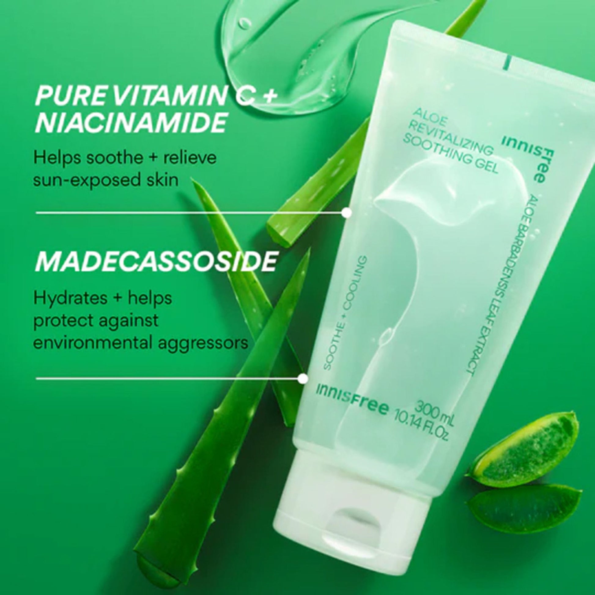 Innisfree Aloe Vera Revital Soothing Gel - Cooling & Refreshing Care
