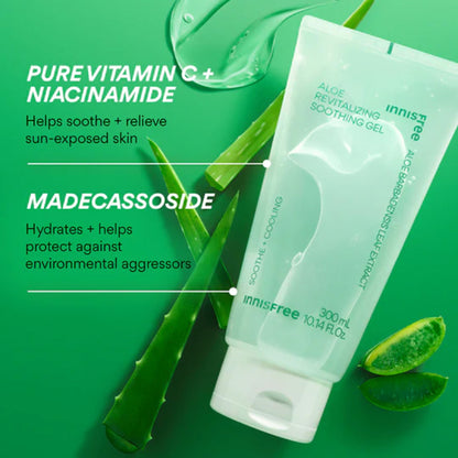 Innisfree Aloe Vera Revital Soothing Gel - Cooling & Refreshing Care