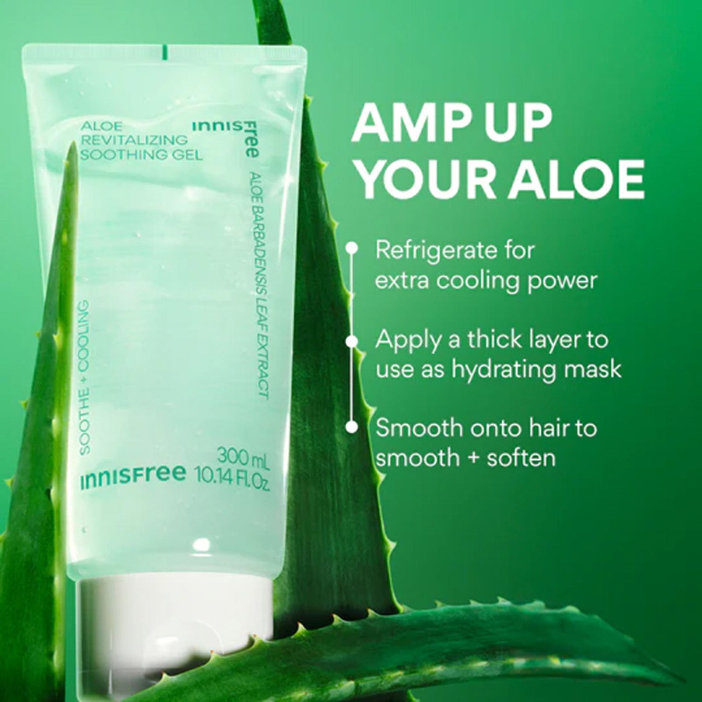 Innisfree Aloe Vera Revital Soothing Gel - Cooling & Refreshing Care