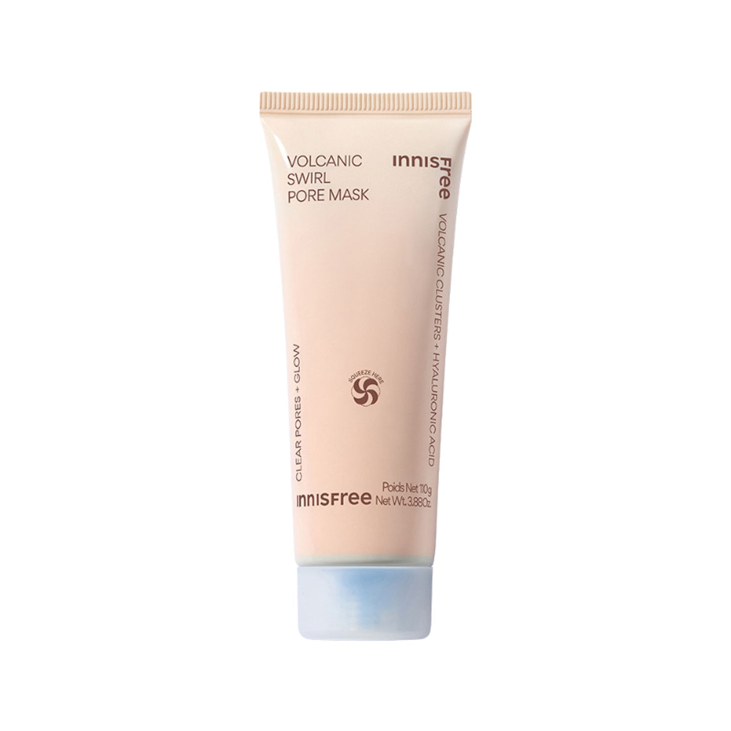 Innisfree Volcanic Swirl Pore Dual Clay Mask,Daily Pore Care,Hydrating, Oil Control, Glass Skin