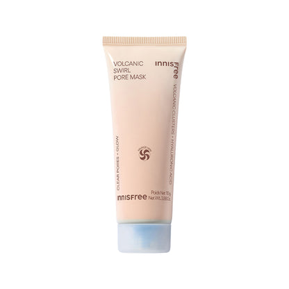 Innisfree Volcanic Swirl Pore Dual Clay Mask,Daily Pore Care,Hydrating, Oil Control, Glass Skin