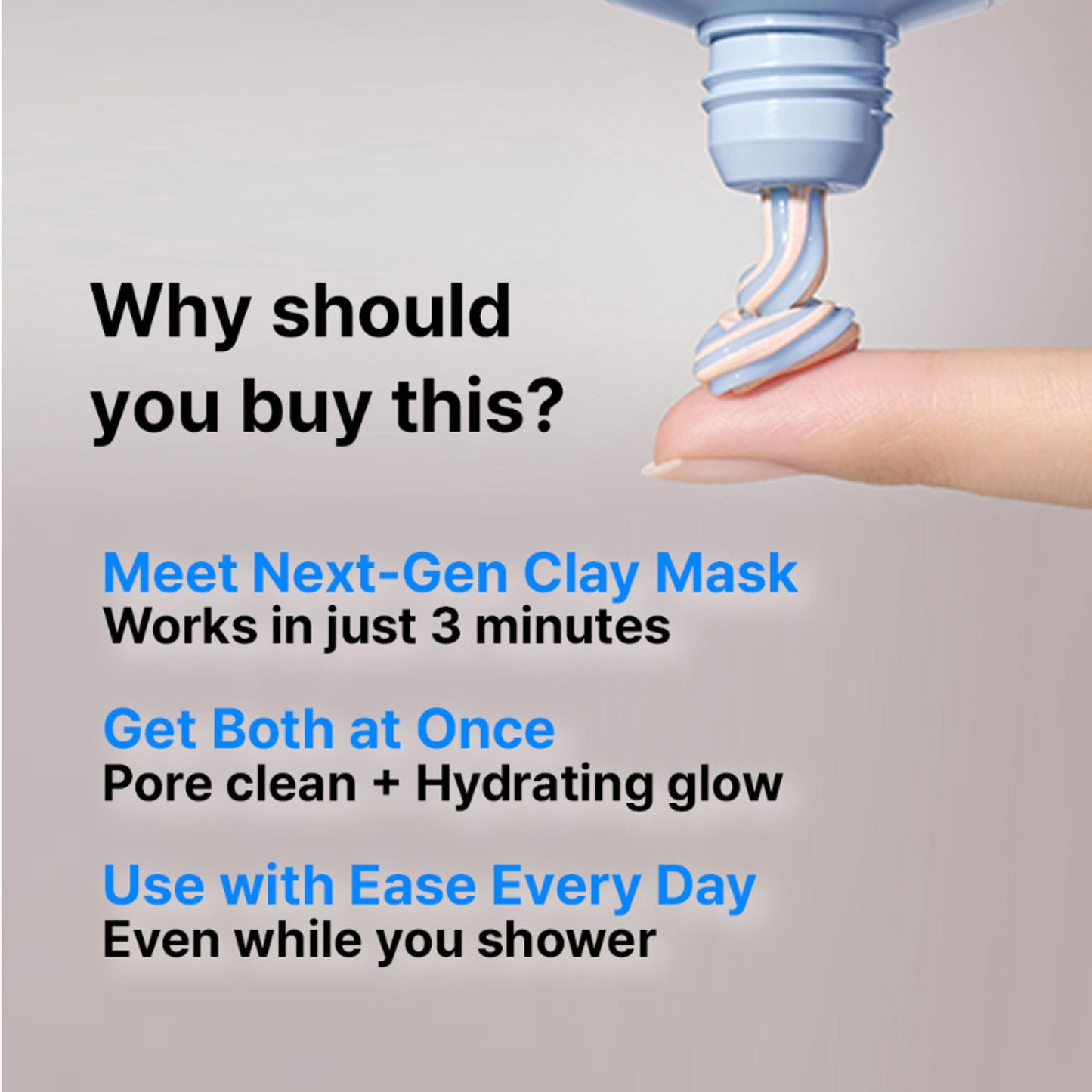 Innisfree Volcanic Swirl Pore Dual Clay Mask,Daily Pore Care,Hydrating, Oil Control, Glass Skin