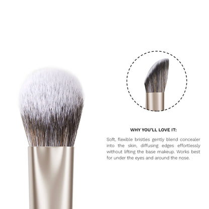 PAC Studio S08 Concealer Blending Brush - Dome Shaped Lightly Packed Bristles, Ensures Effortless Blending