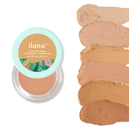 Ilana Soft Blur Cream Concealer & Foundation with SPF 50 - coconut