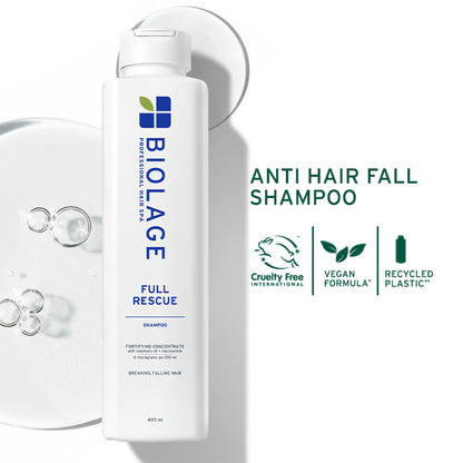 Biolage Full Rescue Shampoo for Hair Breakage, 74% Resistance to Hairfall, For Fragile Hair