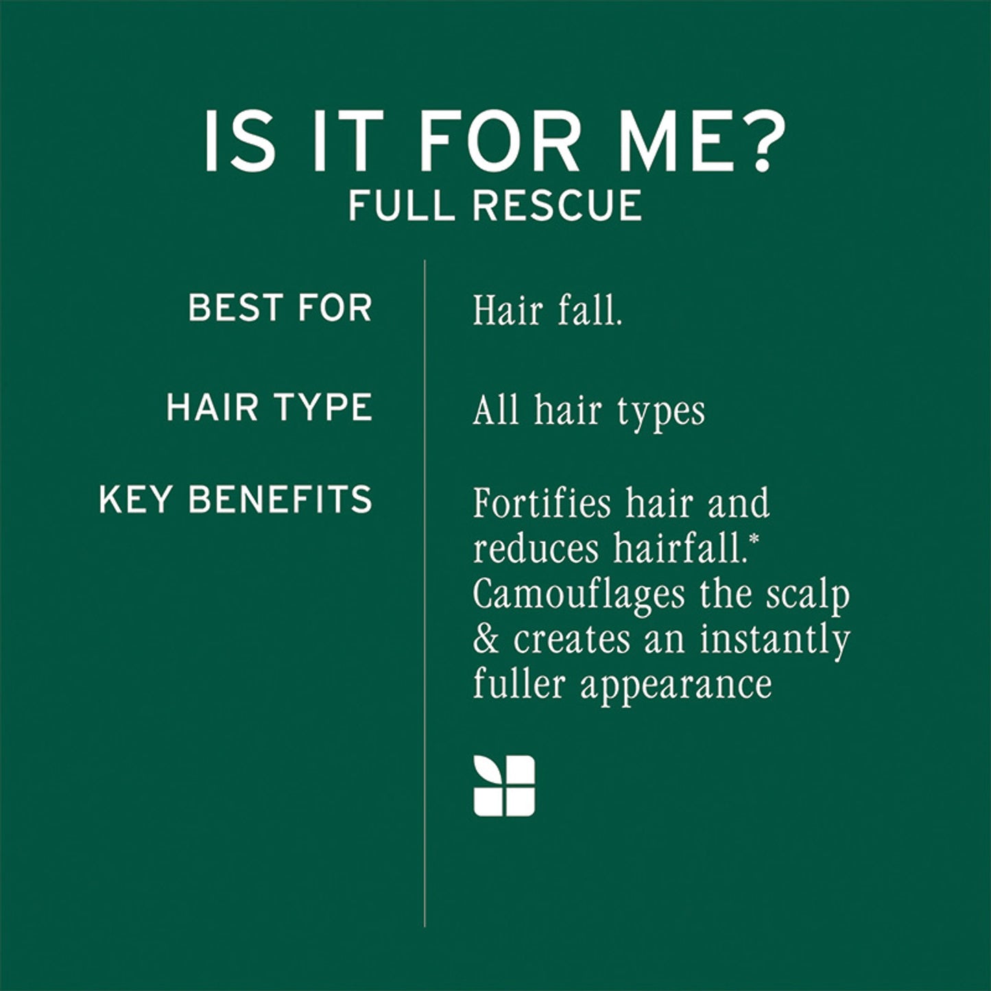 Biolage Full Rescue Conditioner for Hair Breakage with Rosemary Oil, 74% Resistance to Hairfall