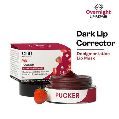 ENN Pucker Tinted Lip Balm - Hydrating Care for Dry, Dark & Pigmented Lips