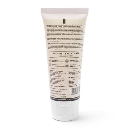 ENN Litt Up Ubtan Face Wash bottle with brightening and tan removal features, designed for glowing skin.