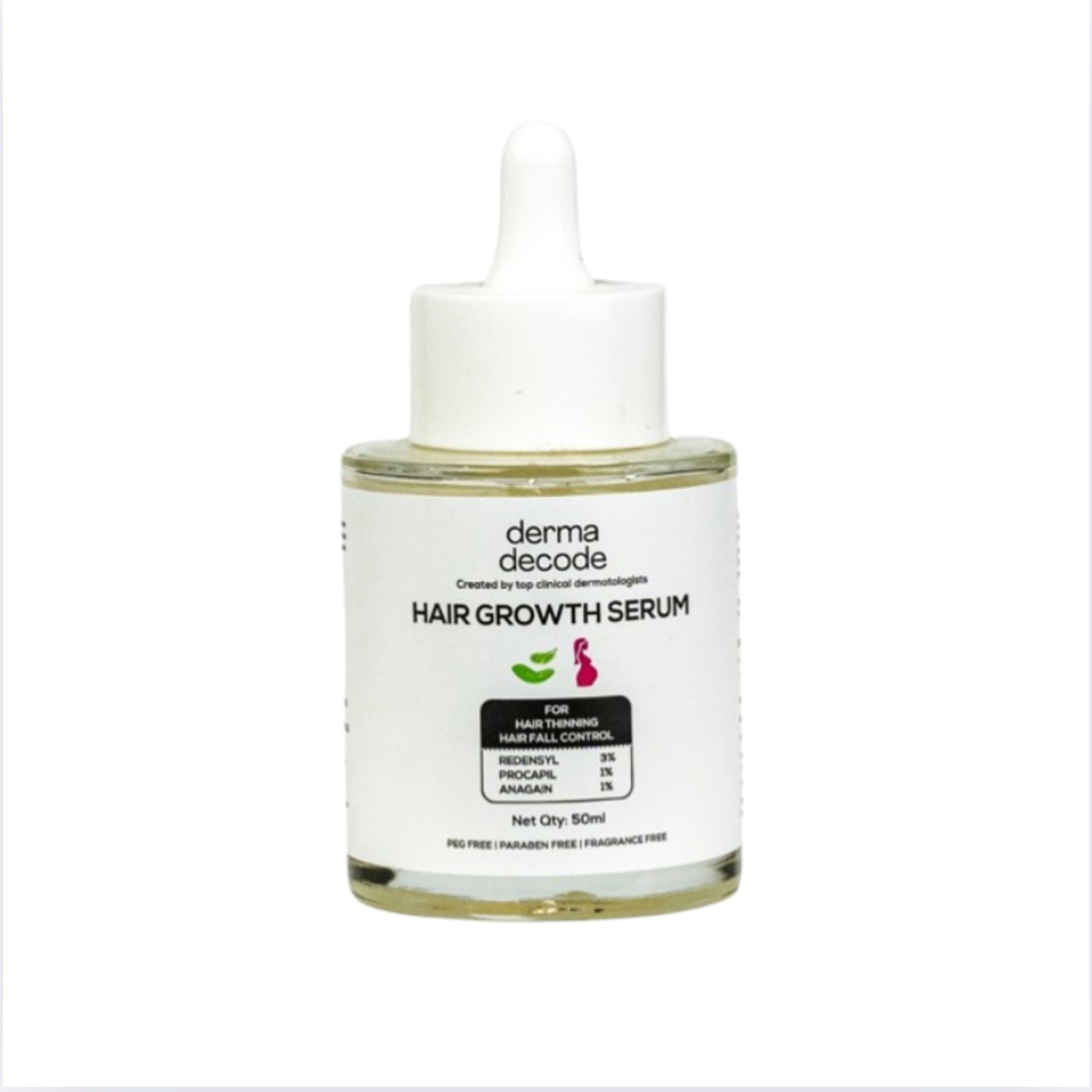 Derma Decode Anti Hair Fall and Hair Growth Serum with 3% Redensyl 1% Procapil & Rosemary Extract
