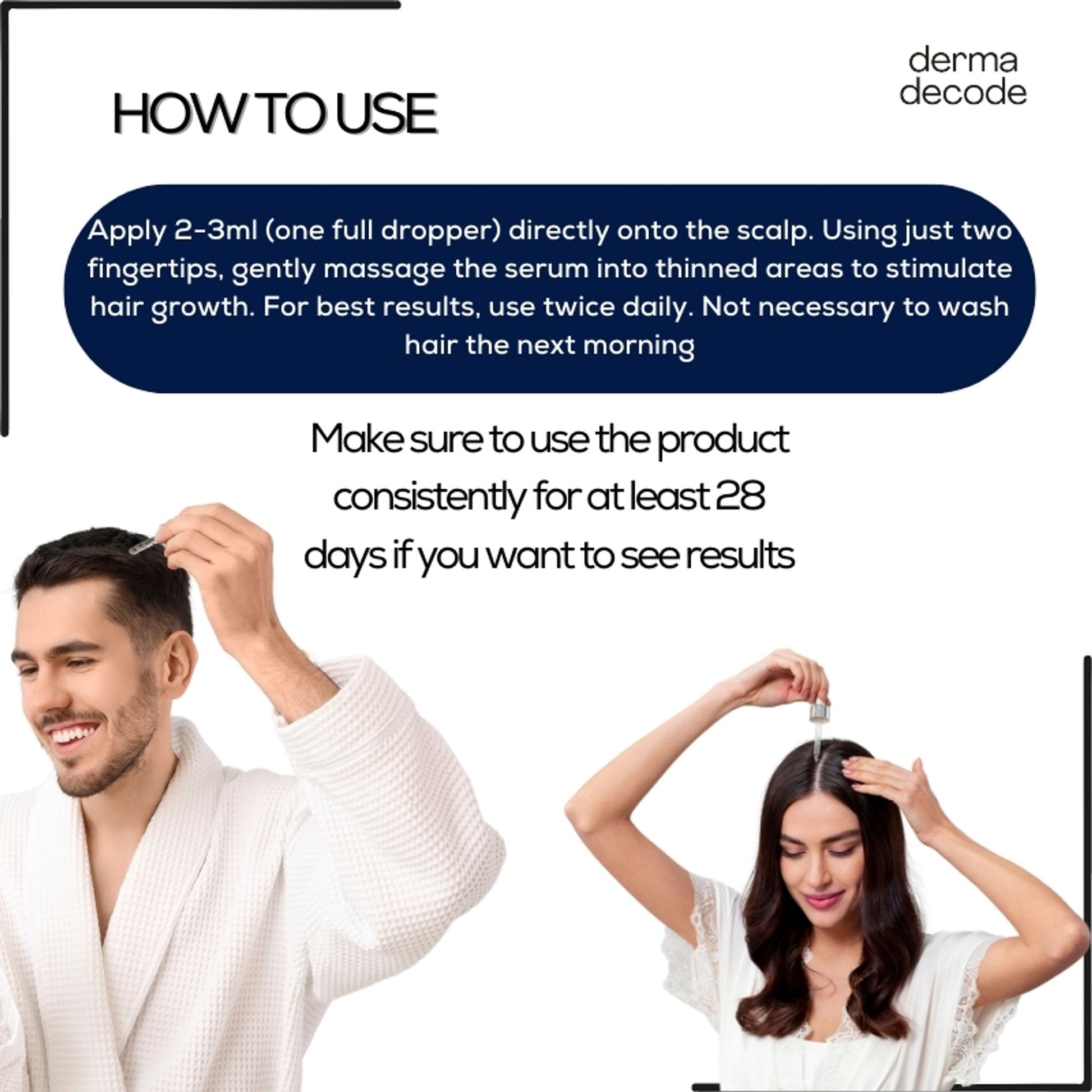 Derma Decode Anti Hair Fall and Hair Growth Serum with 3% Redensyl 1% Procapil & Rosemary Extract