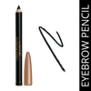 Lakme Black Eyebrow Pencil, Smudgeproof & Water-resistant