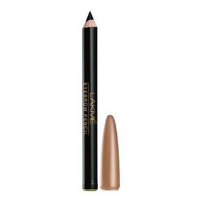 Lakme Black Eyebrow Pencil, Smudgeproof & Water-resistant