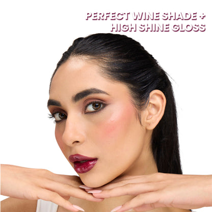 The Skin Diet Company Lip Barrier Tint To Hydrate & Plump Dry, Pigmented Lips - Wine Crush