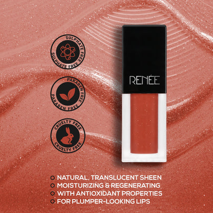 Renee Cosmetics See Me Shine Lip Gloss - Oh Boy Brown