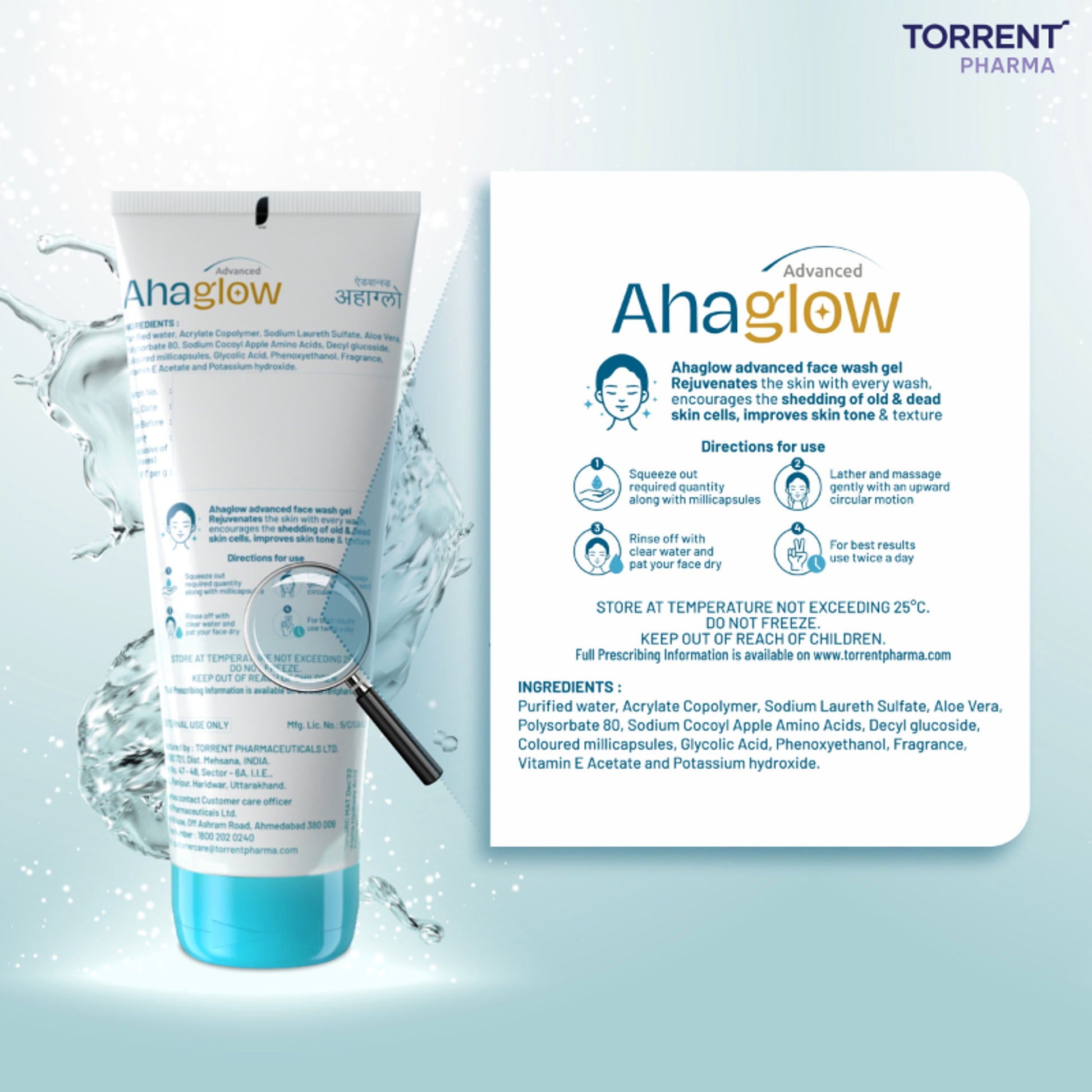 Ahaglow Advanced Face Wash Gel