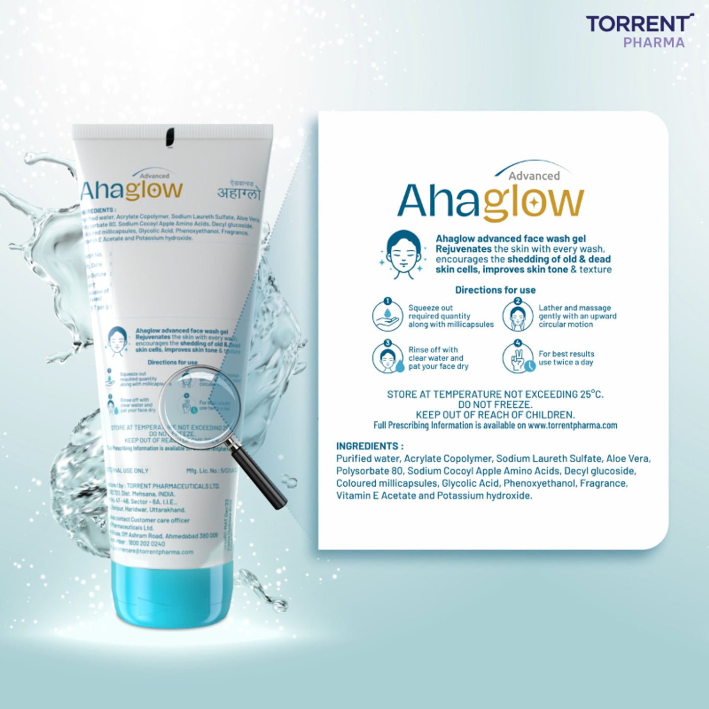 Ahaglow Advanced Face Wash Gel