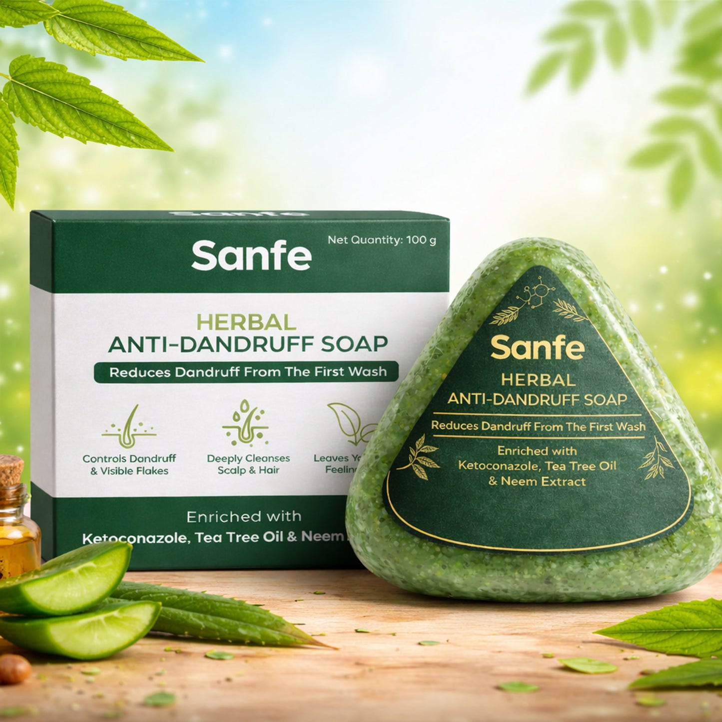 Sanfe Herbal Anti-Dandruff Soap