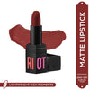 Chambor Matte Riot Lipstick Make up - 205 Auburn Toss
