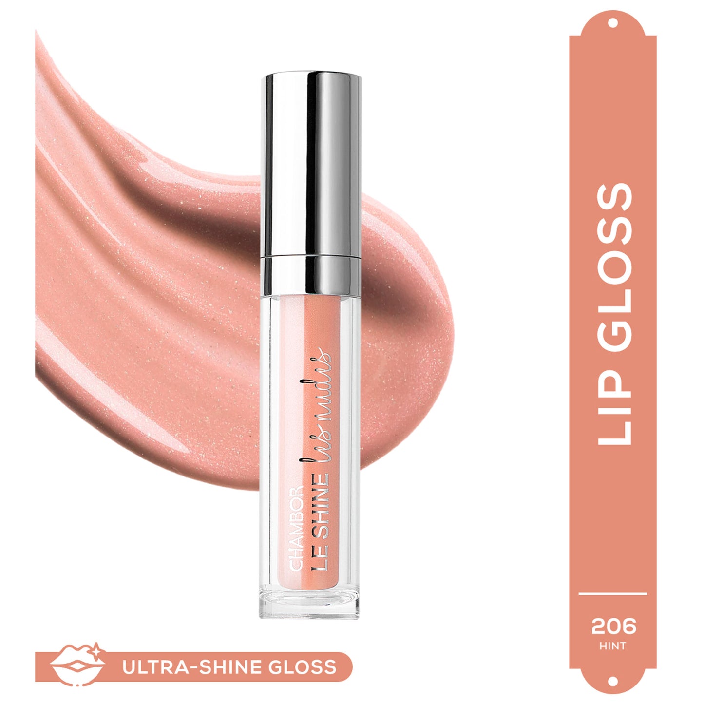 Chambor Le Shine Les Nudes Lip Gloss - Hint