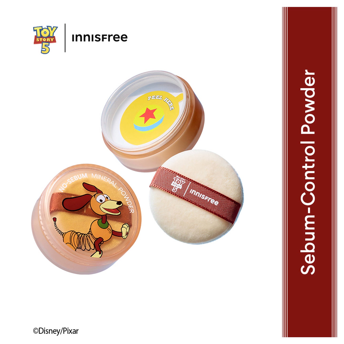 Innisfree No Sebum Mineral Powder For Oil Control Slinky Dog Toy Story Edition