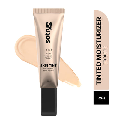 Sotrue 4-In-1 Skin Tint Moisturiser, Primer & Foundation with SPF 30 - Foxnut 1.0