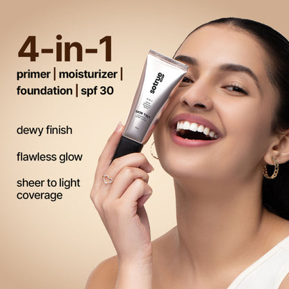 Sotrue 4-In-1 Skin Tint Moisturiser, Primer & Foundation with SPF 30 - Cashew 2.0