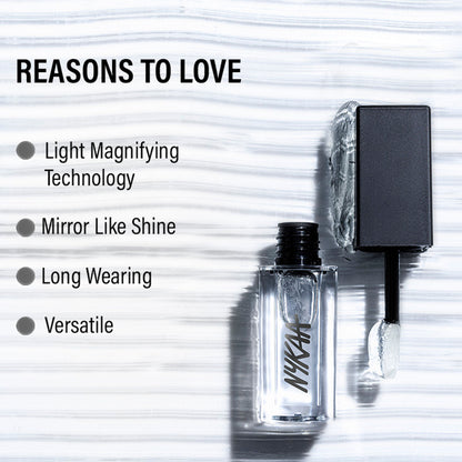 Nykaa Gloss it Up! High Shine Lip Gloss - Clear-ly Giving - 10