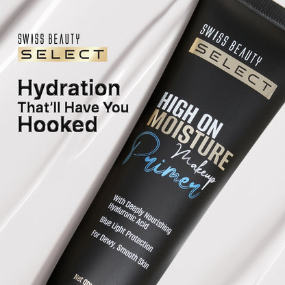 Swiss Beauty Select High On Moisture Makeup Primer Enriched With Glycerin & Hyaluronic Acid