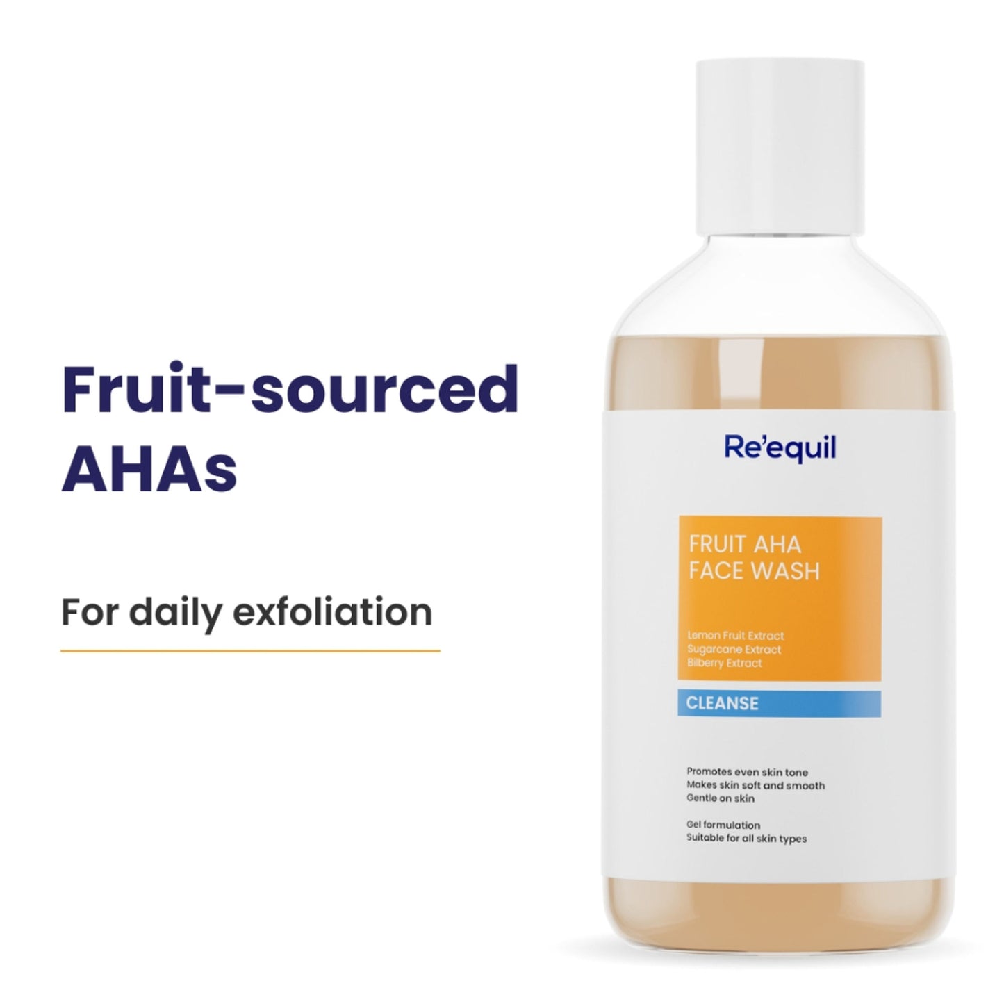 Re'equil Fruit AHA Face Wash