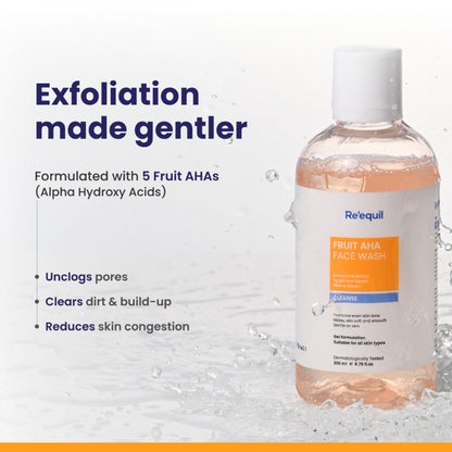 Re'equil Fruit AHA Face Wash