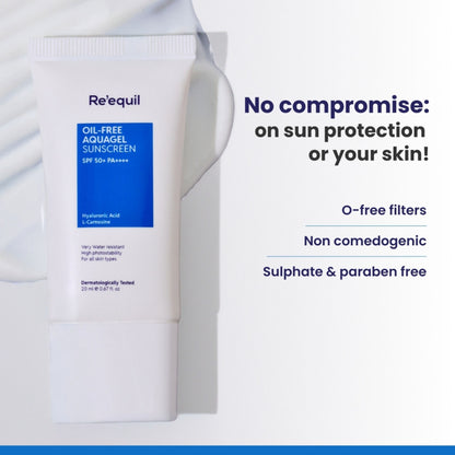 Re'equil Oil Free Aquagel Sunscreen SPF 50 PA++++