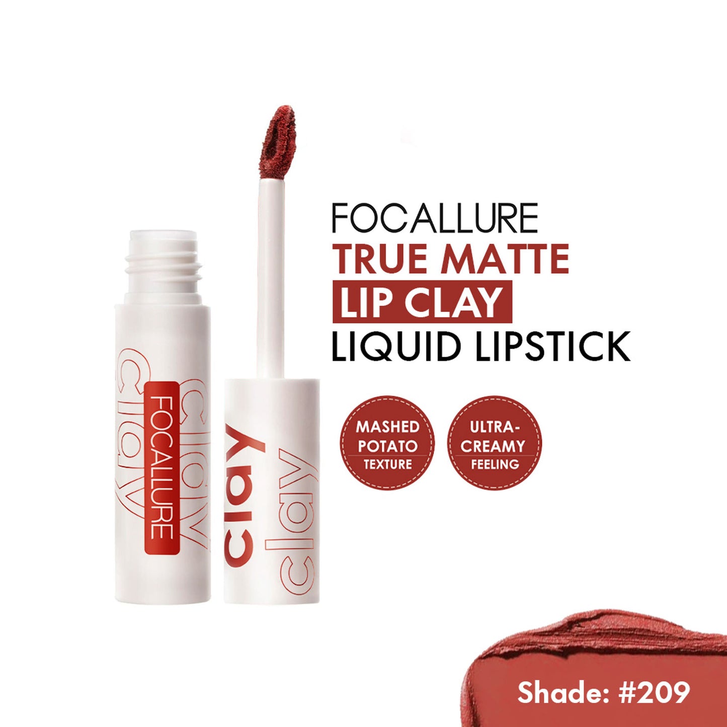 Focallure FA179 True Matte Lip Clay - 209