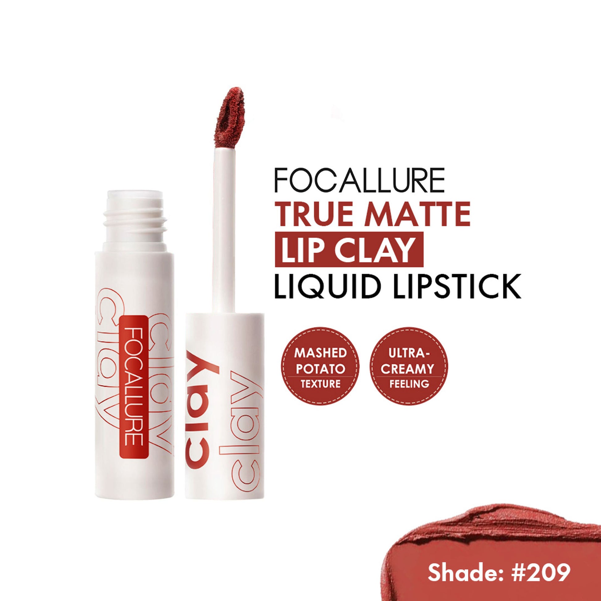 Focallure FA179 True Matte Lip Clay - 209