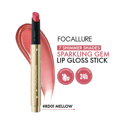 Focallure FA-L17 Sparkling Gem Lip Gloss Stick - Mellow