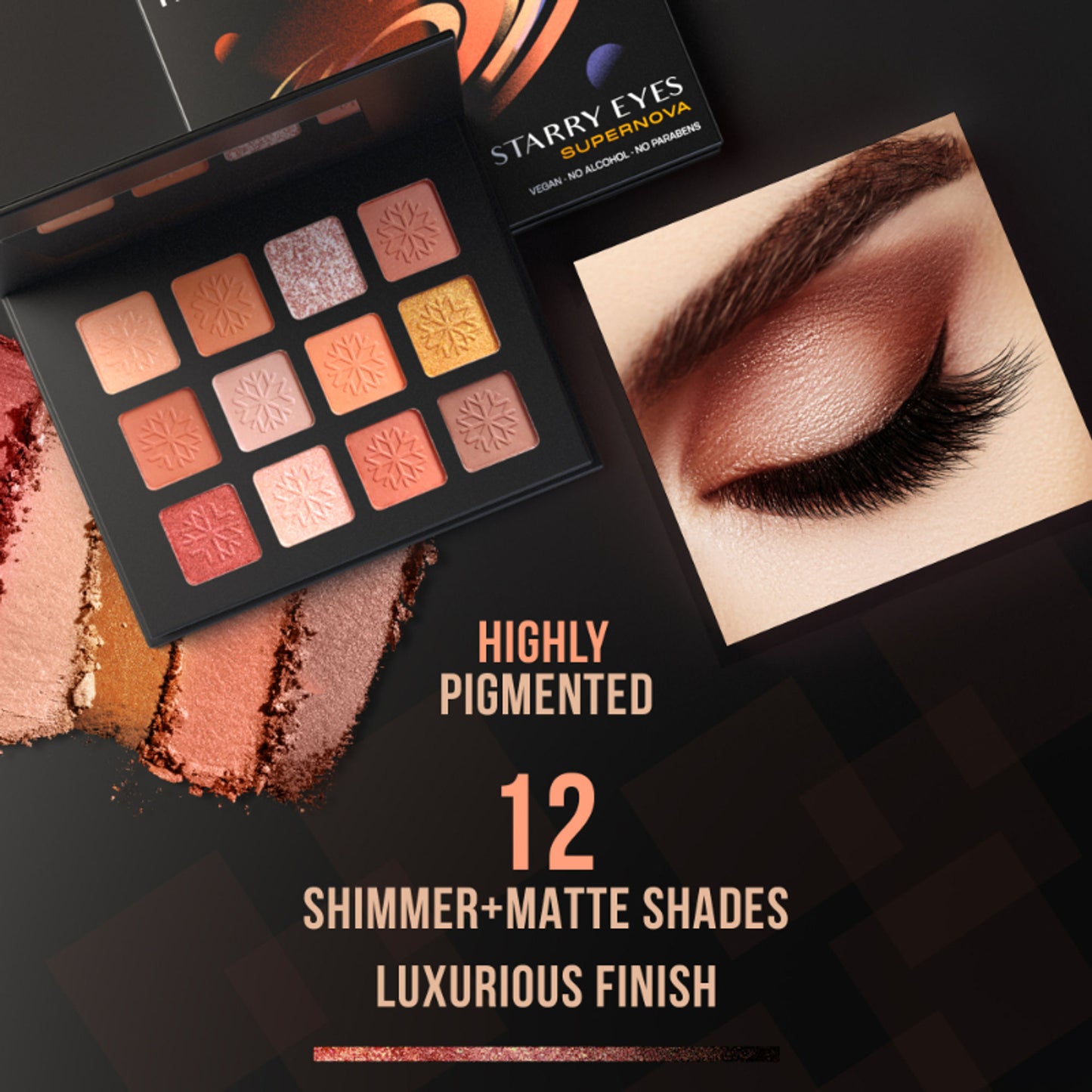 Faces Canada Starry Eyes Shadow Palette - Supernova