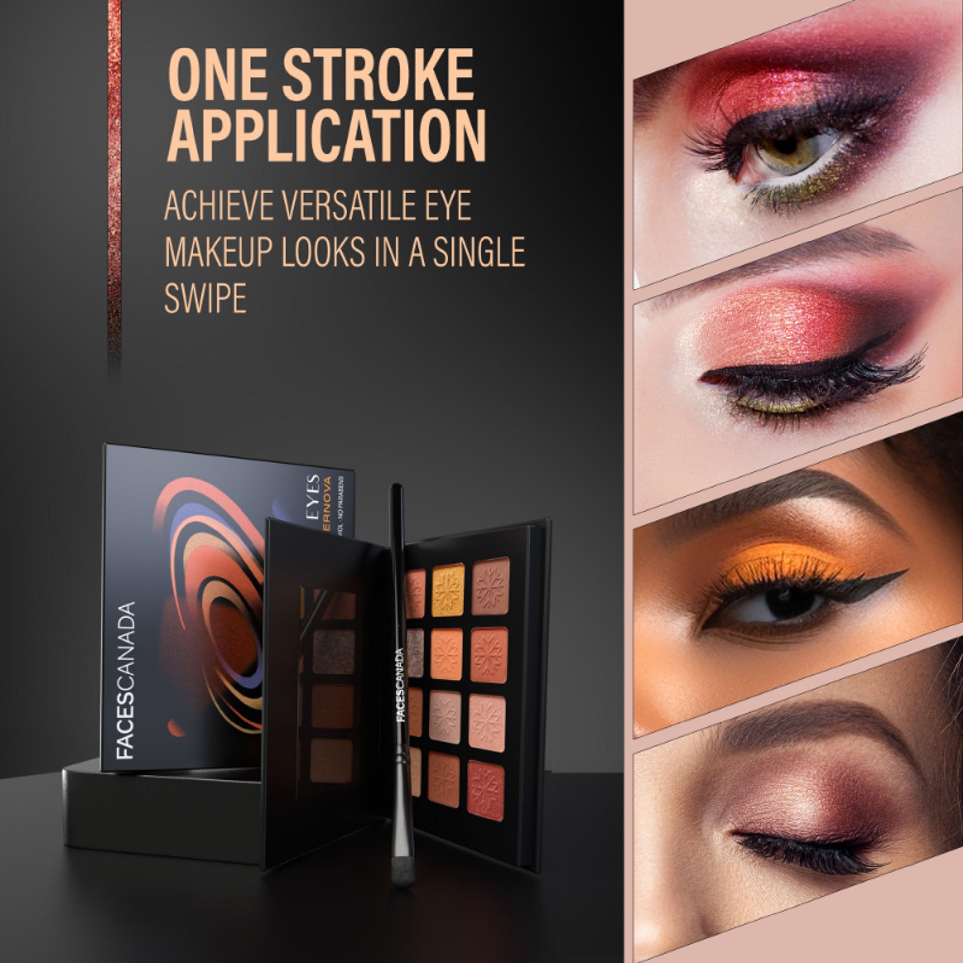 Faces Canada Starry Eyes Shadow Palette - Supernova