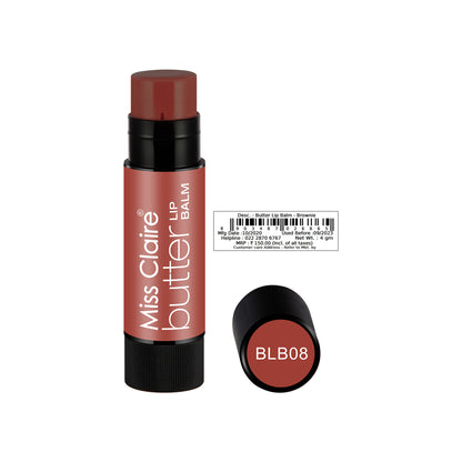 Miss Claire Butter Lip Balm - Brownie