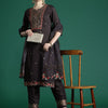 Dhiyona IE Floral Embroidered Kurta With Trousers & Dupatta