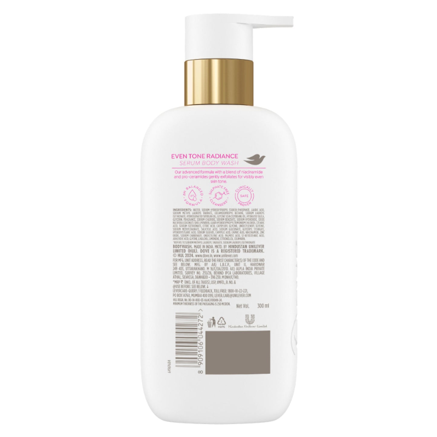 Dove 5% Radiance Serum with Niacinamide Even Tone Bodywash