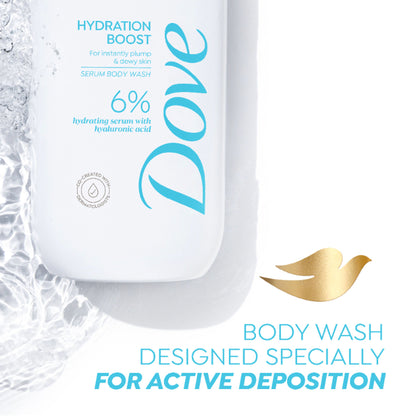 Dove 6% Hydrating Serum with Hyaluronic Acid Hydration Boost Bodywash