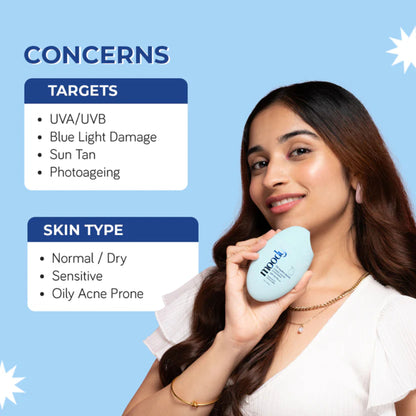 Moody Hydro Burst Water Sunscreen with SPF 50