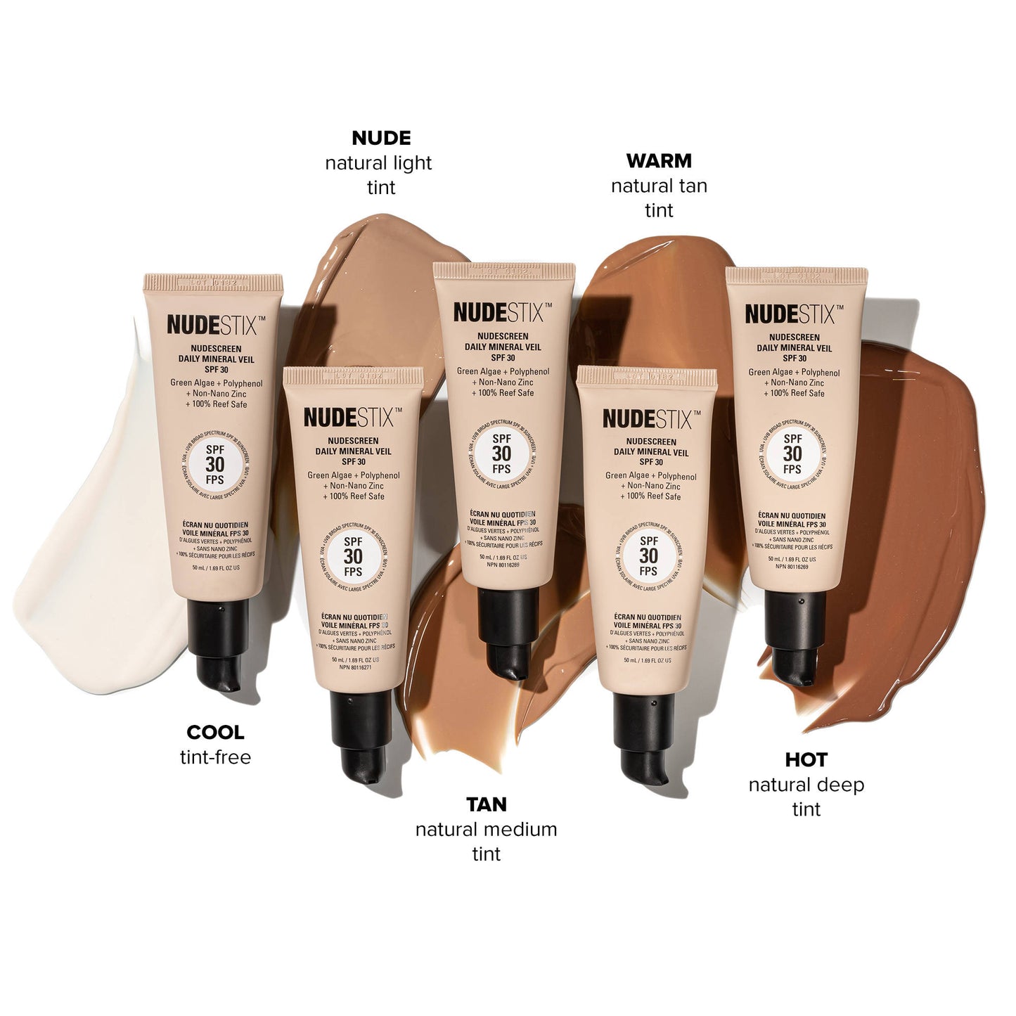 Nudestix Nudescreen Daily Mineral Veil SPF 30 - Nude